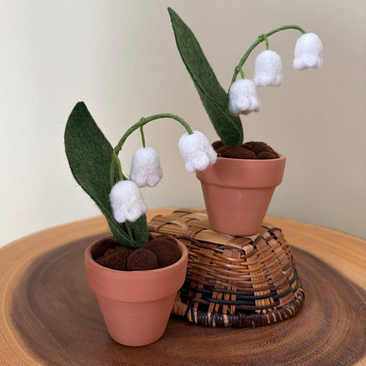 Mini Lily of the Valley Felt Flower
