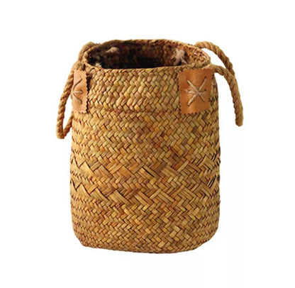 Seagrass Woven Storage Flower Basket