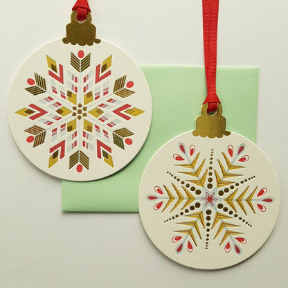 Ornament Notecard Snowflake II