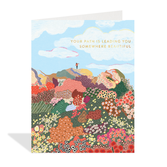 Somewhere Beautiful Greeting Card
