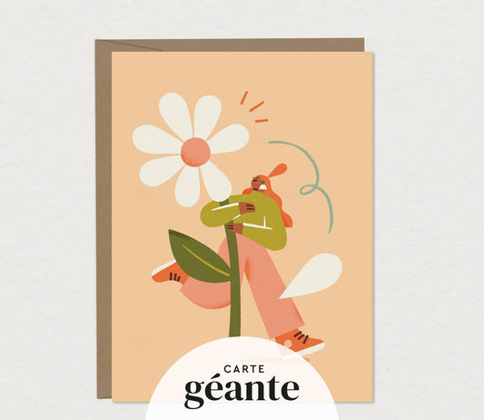 Giant Daisy Card - Large Birthday Card