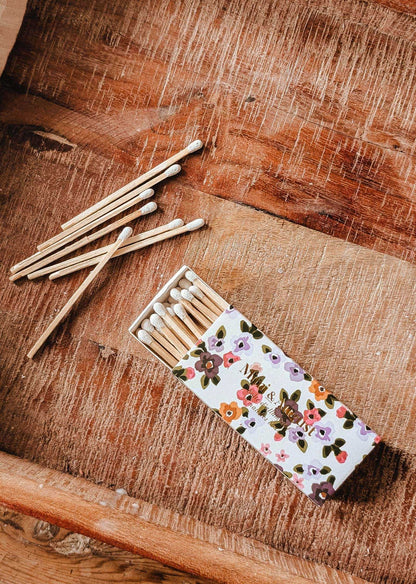 Mimi Floral Matchbox - 30 Sticks