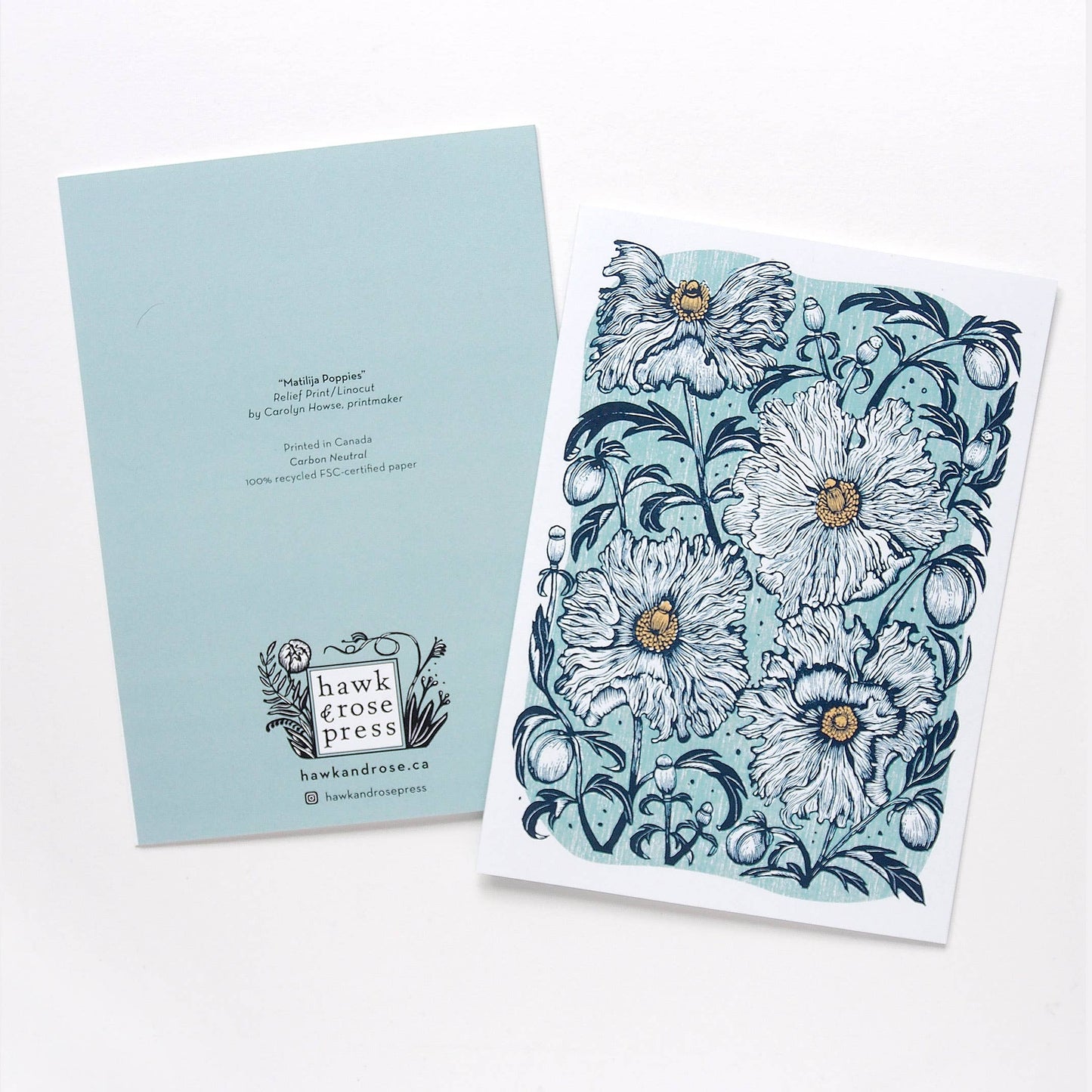 ‘Matilija Poppies’  Blank Card