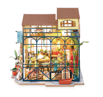 DIY Miniature House Kit: Emily's Flower Shop