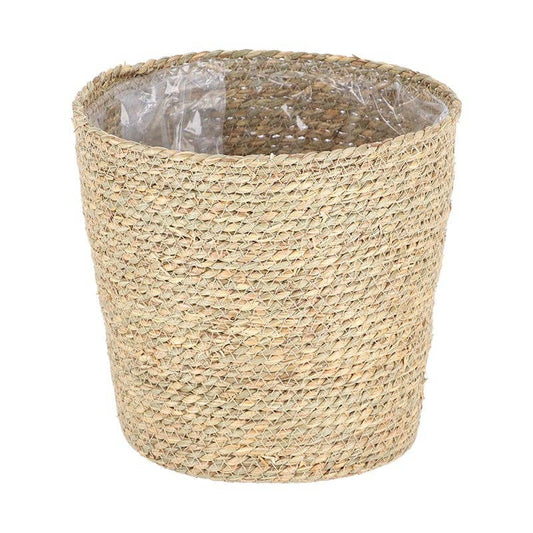 Flower Pot Woven Mat Grass