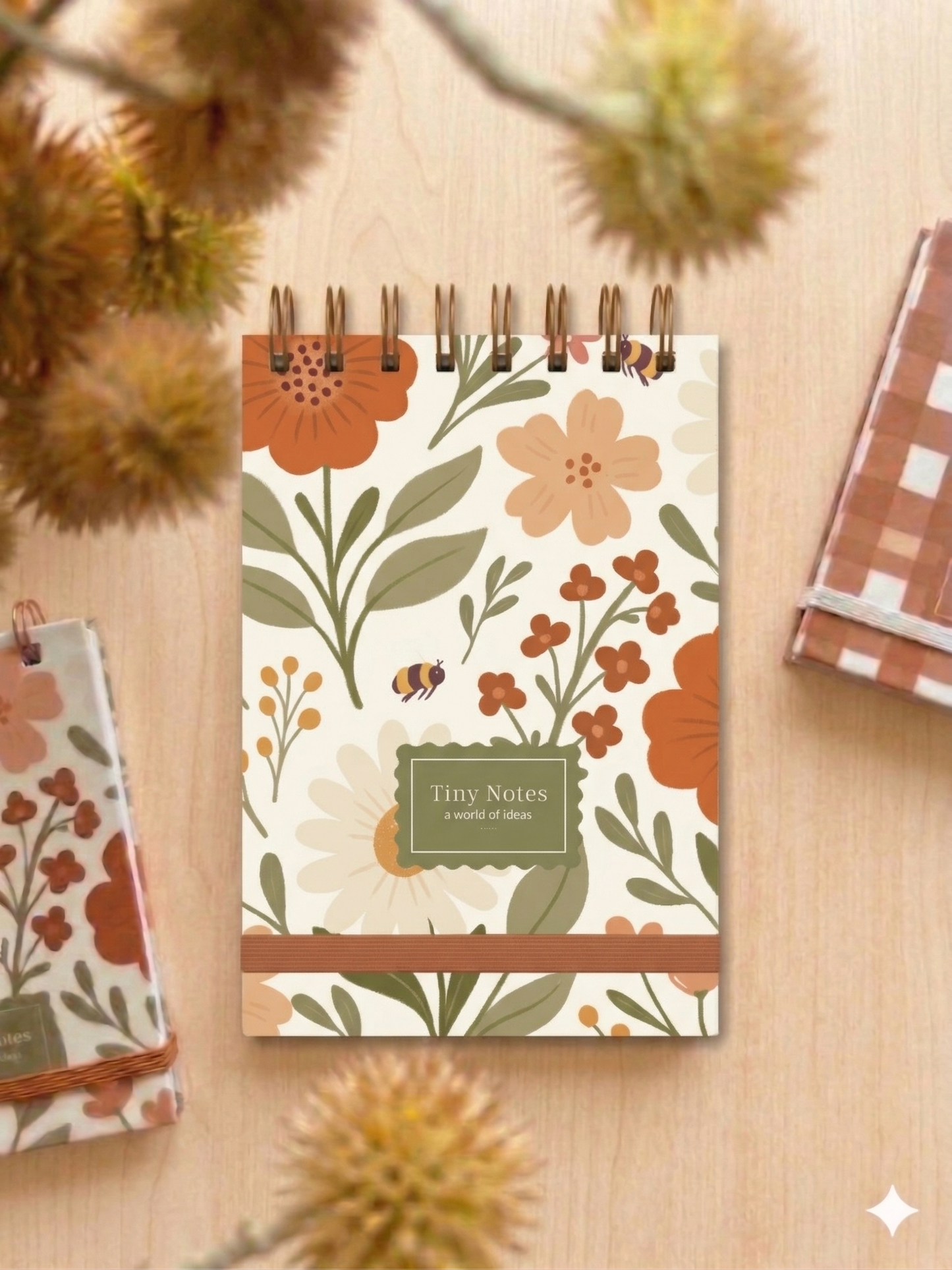 Floral Notebook: Lined