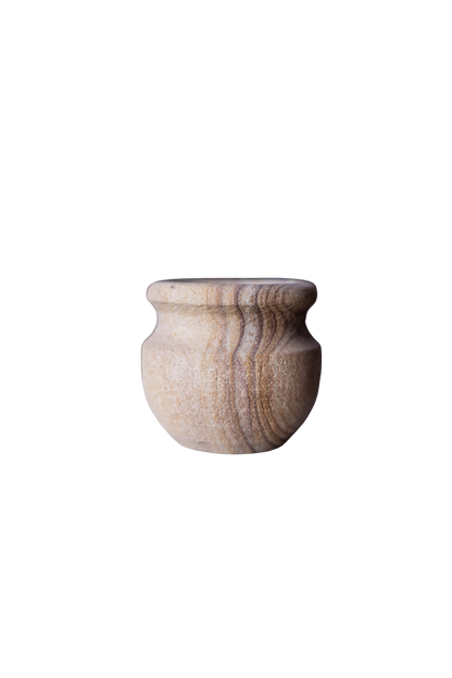 Hand Carved Sandstone Pot