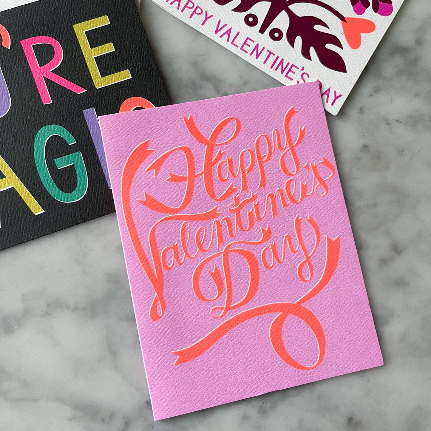Ribbons Valentine's Day Note Card