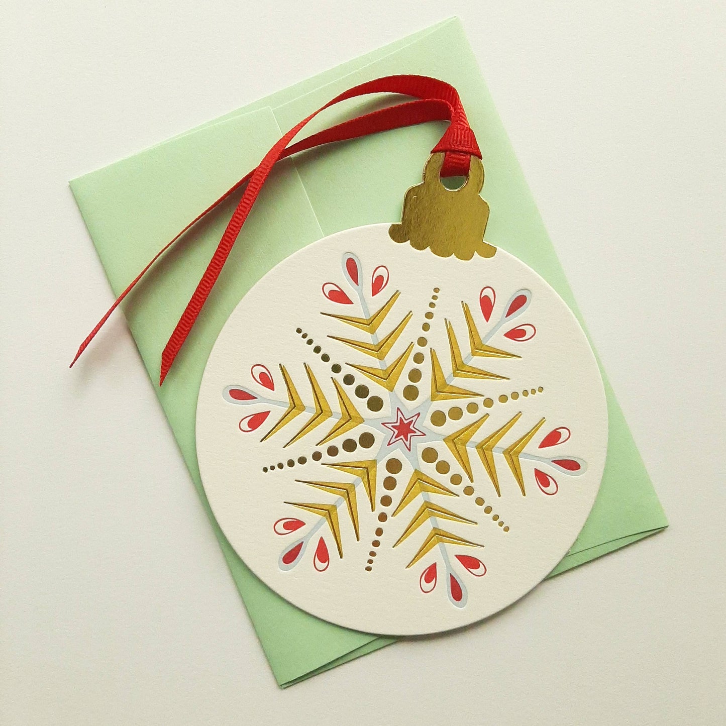 Ornament Notecard Snowflake II