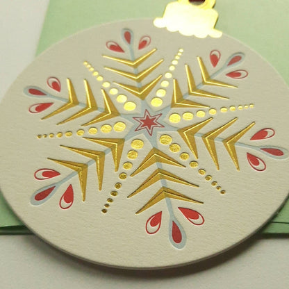 Ornament Notecard Snowflake II