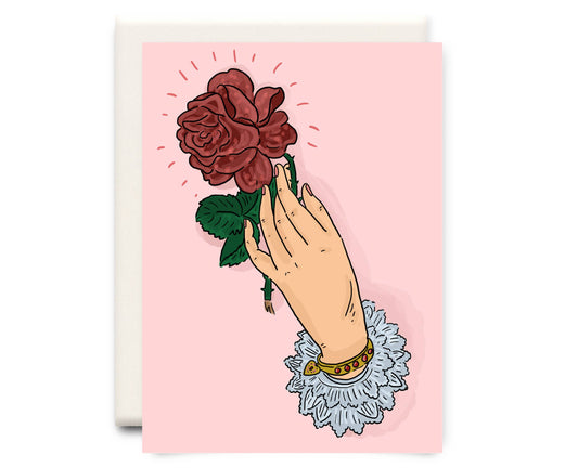 Valentine Hand Greeting Card