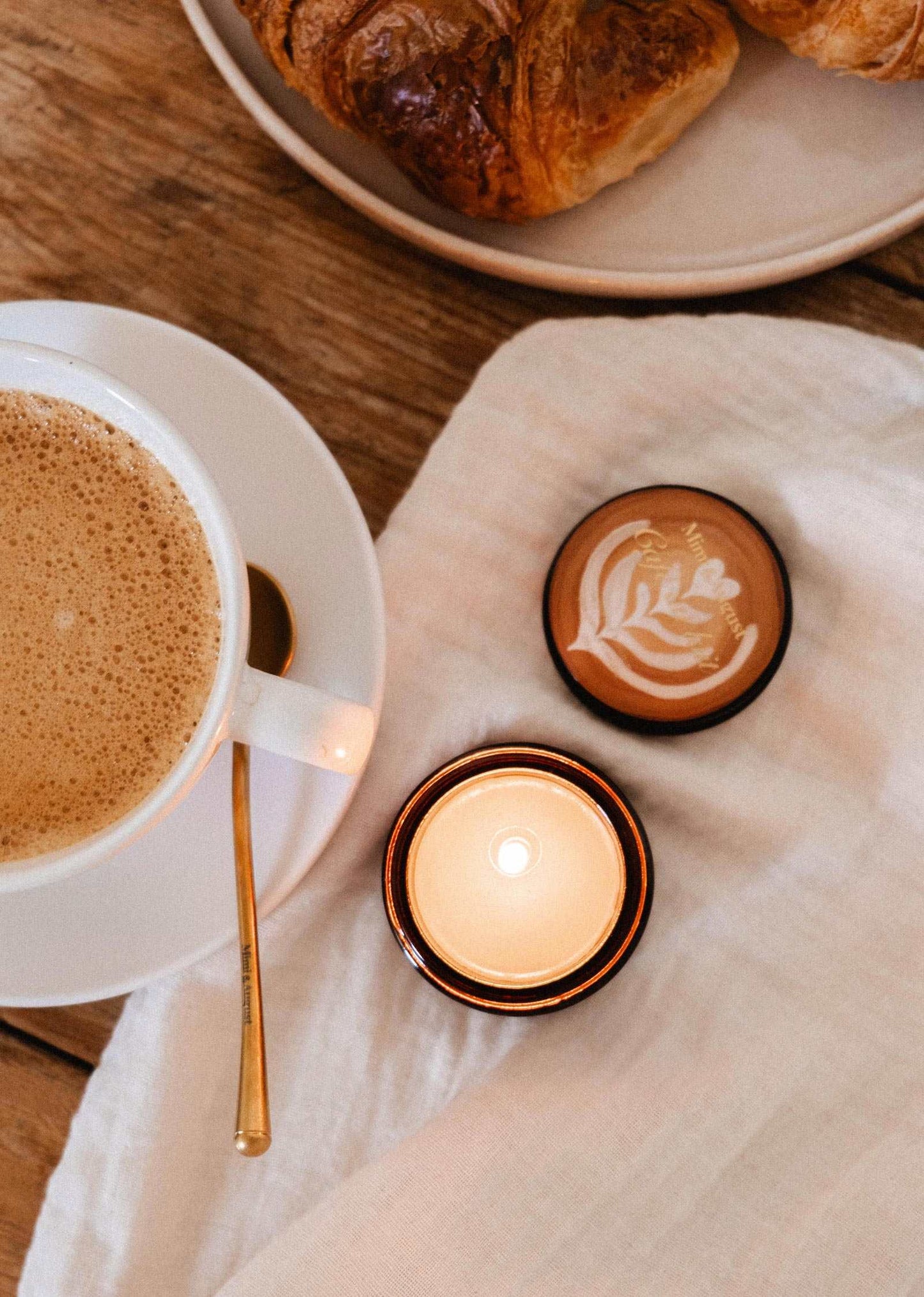Café au lait Mini 2 oz Soy Candle