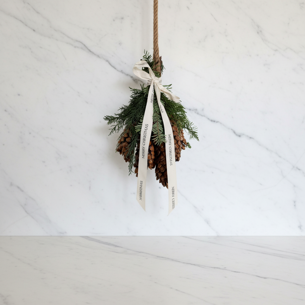 Festive Pinecone Hanger