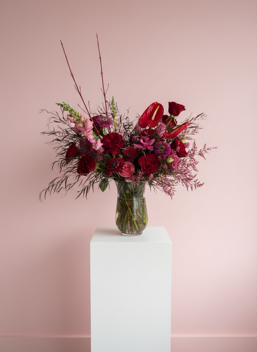 Grand Romance Vase Arrangement