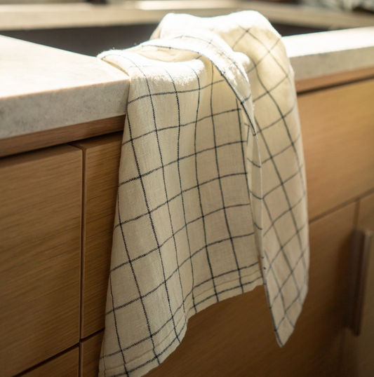 Linen Picnic Tea Towel