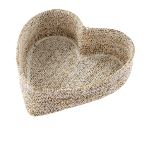 Heart Seagrass Basket