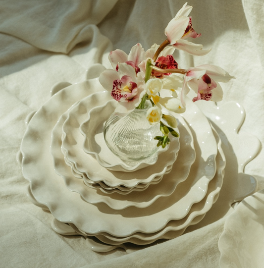 Scalloped Serving Plate