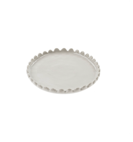 Scalloped Plate
