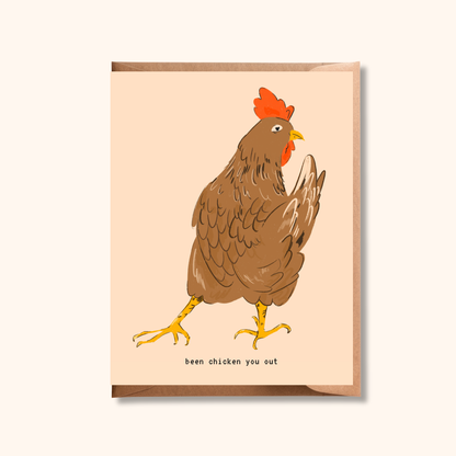 Chicken Pun Greeting Card