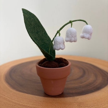 Mini Lily of the Valley Felt Flower