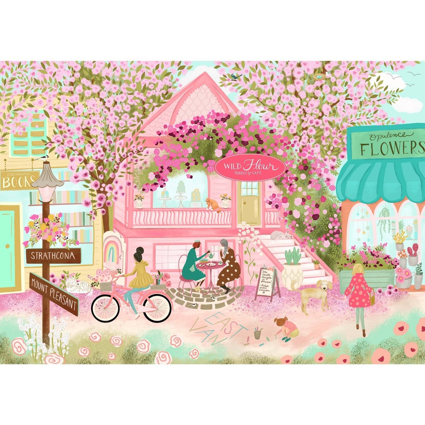 City in Bloom 1000-Piece Puzzle