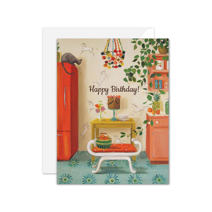 Unicorns Birthday Card