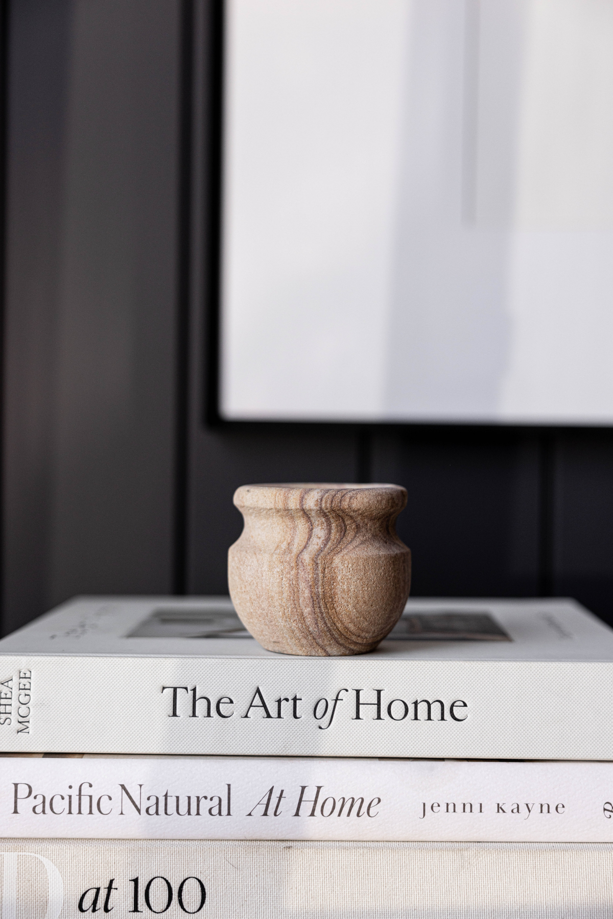 Hand Carved Sandstone Pot