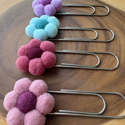 Flower Bookmark- Sangria