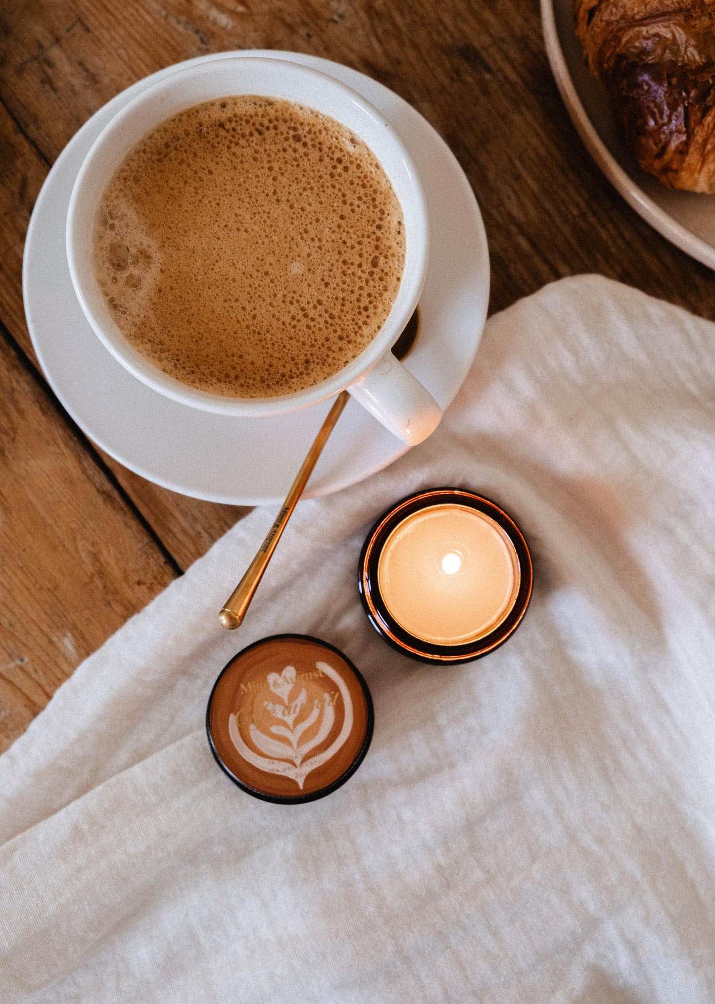 Café au lait Mini 2 oz Soy Candle
