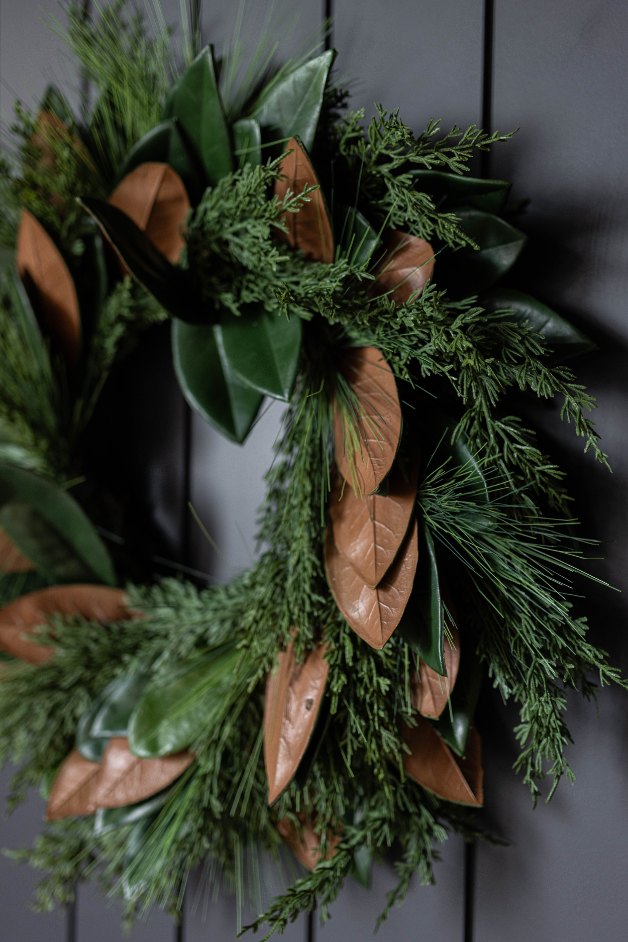 Magnolia Norfolk Cypress Wreath