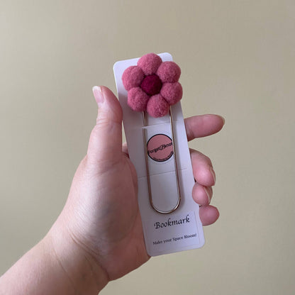 Flower Bookmark- Sangria