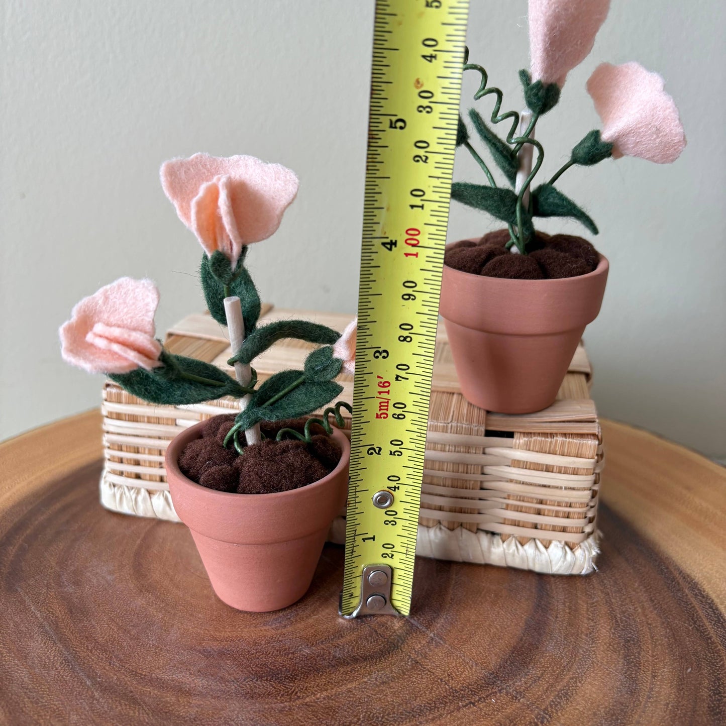 Sweet Pea Felt Flower
