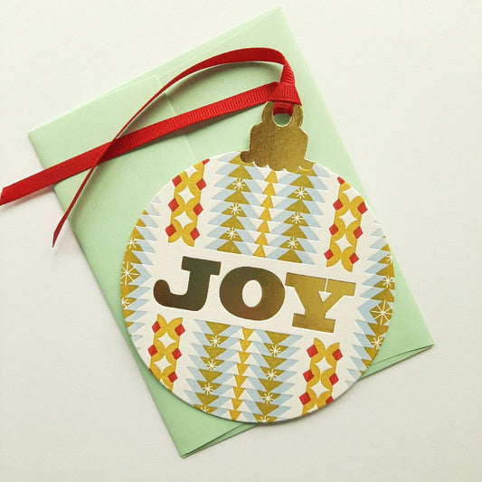 Ornament Notecard Joy