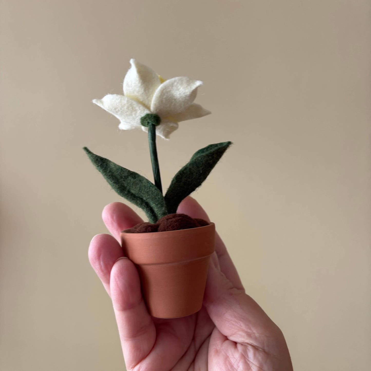 Daffodil Felt Flower