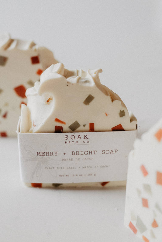 Merry and Bright Soap Bar - Holiday Collection