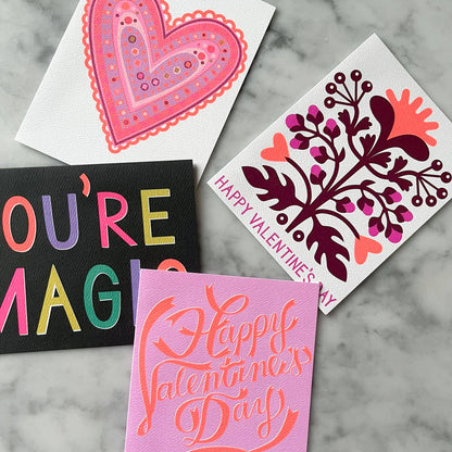 Embroidered Heart Note Card