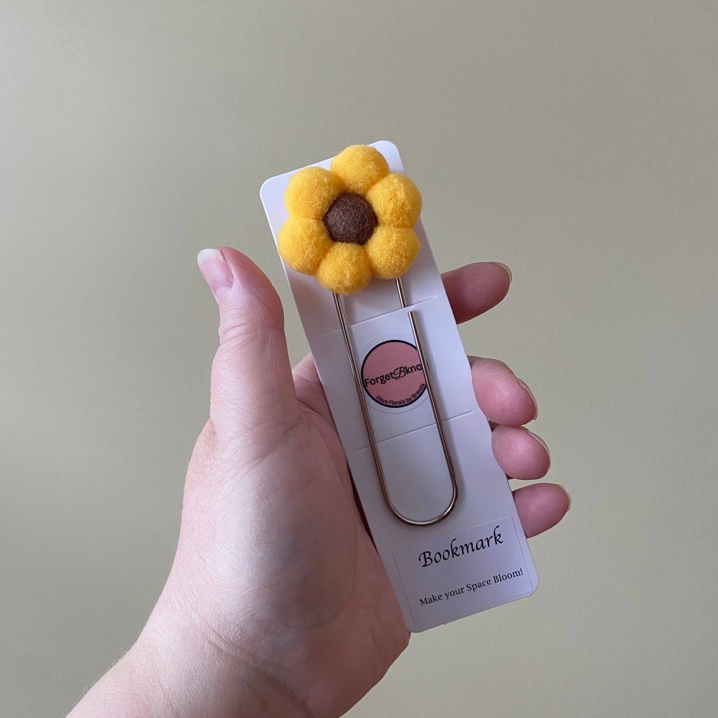 Flower Bookmark- Sunflower