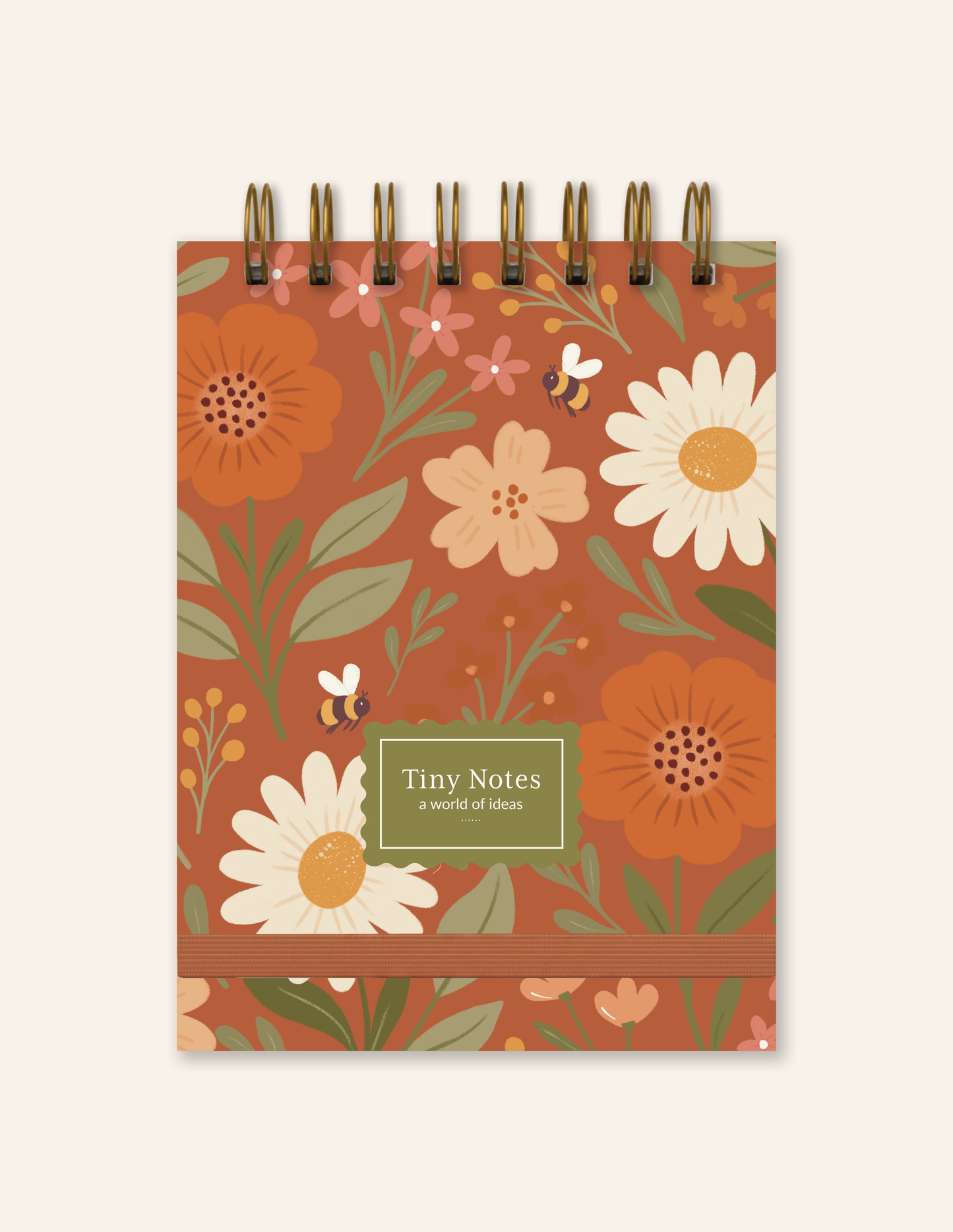 Floral Notebook: Blank