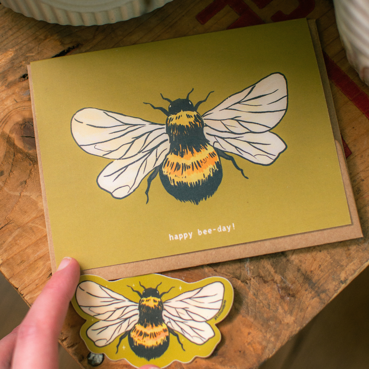 Happy Bee-Day Greeting Card