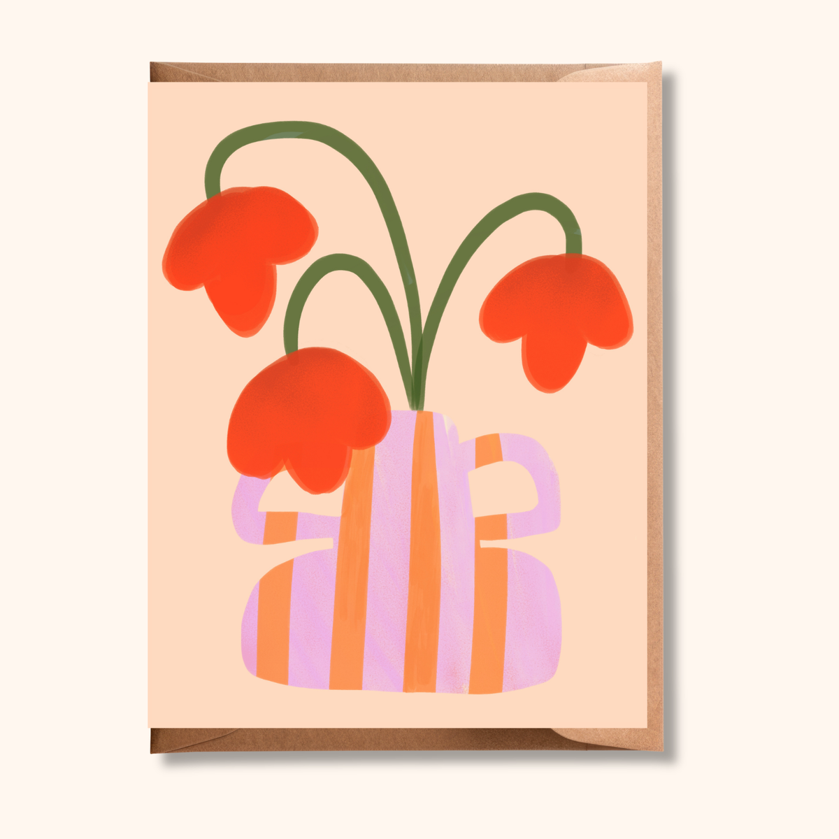 Flower Pot Greeting Card