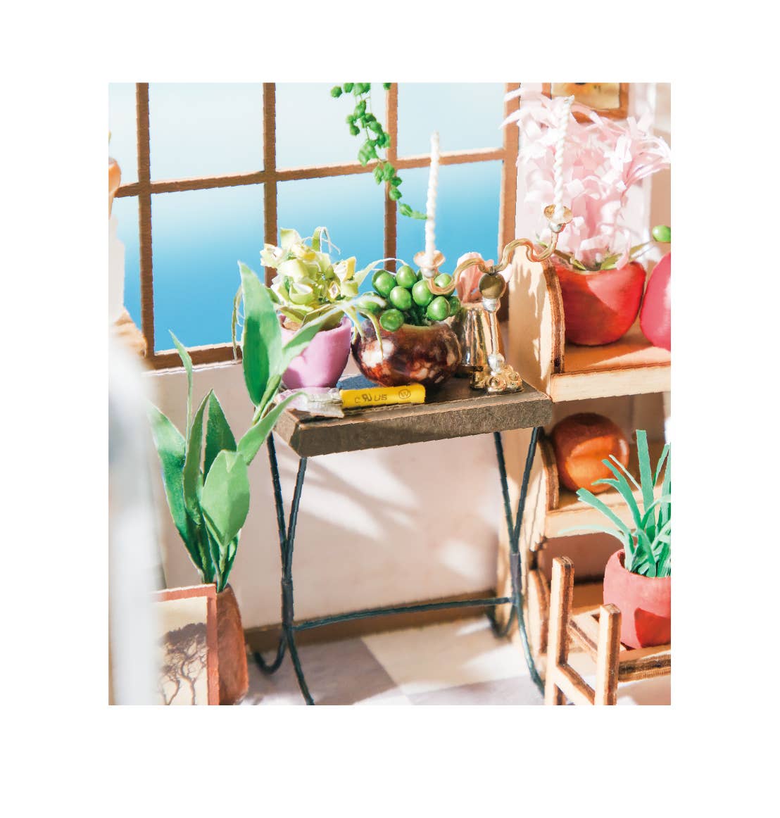 DIY Miniature House Kit: Emily's Flower Shop