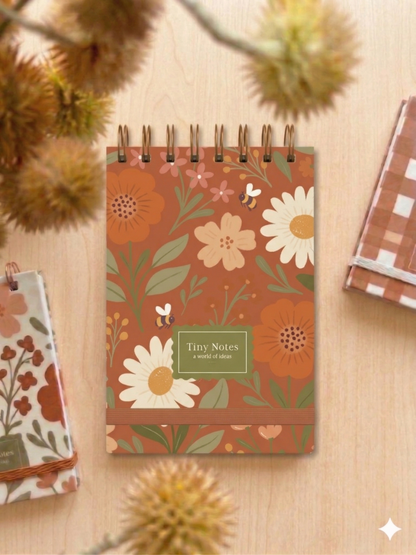 Floral Notebook: Blank