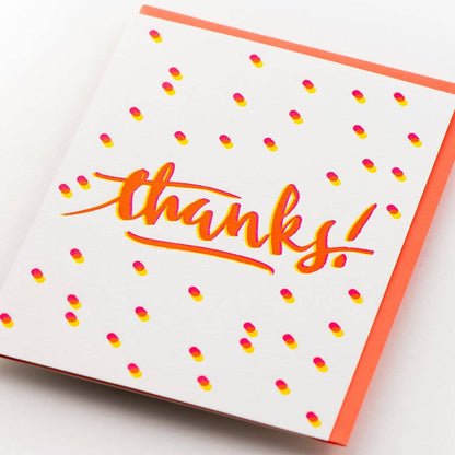 Thanks Calligraphy Card: Single Card