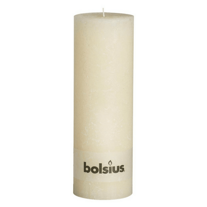 Rustic Pillar Candle 19cm