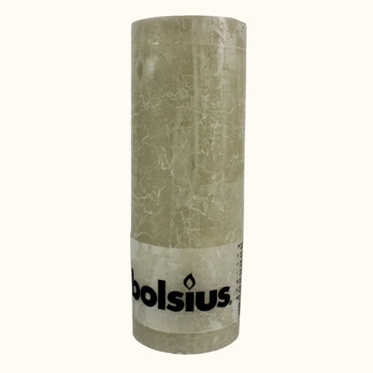 Rustic Pillar Candle 19cm