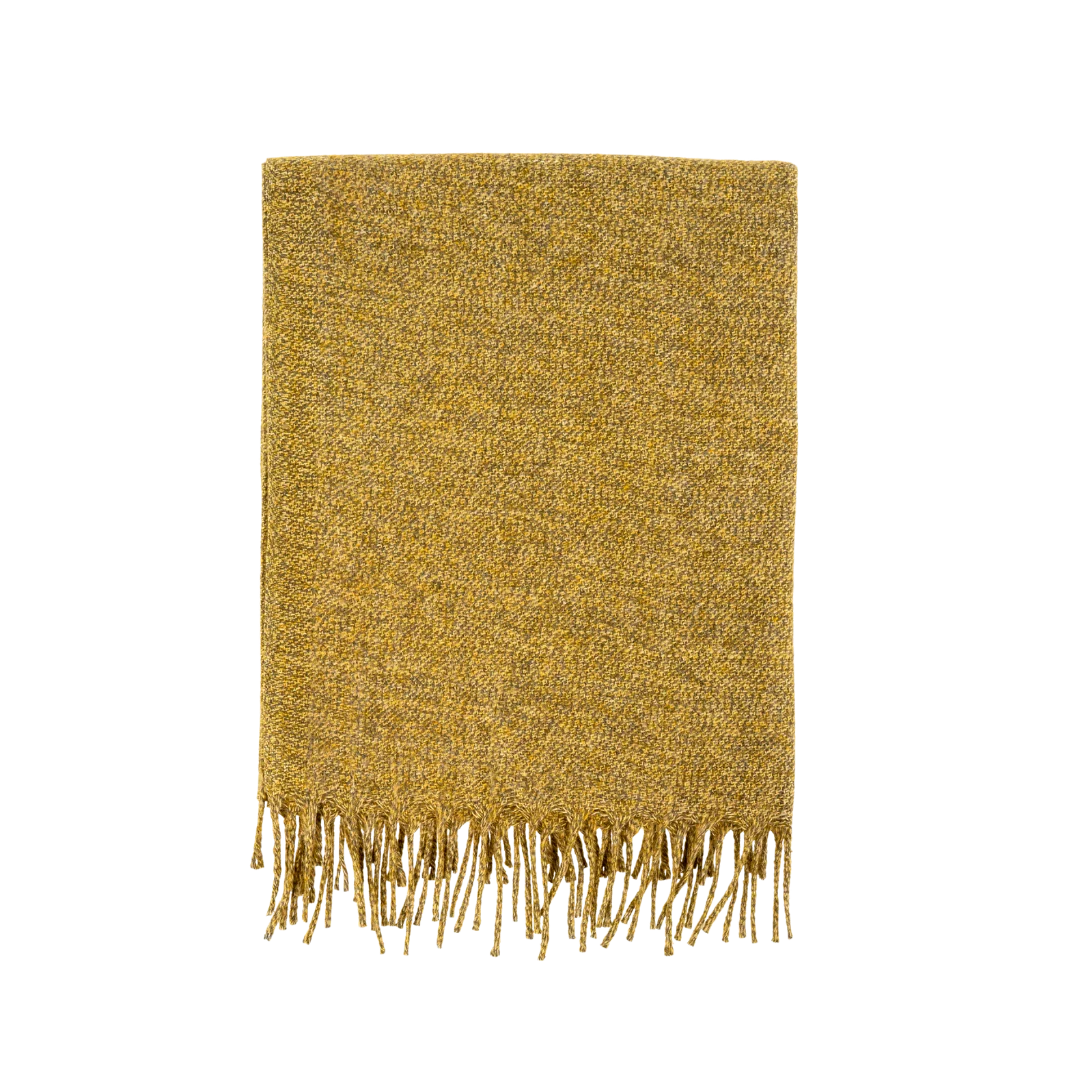 Adair Wool Blend Throw, Olive