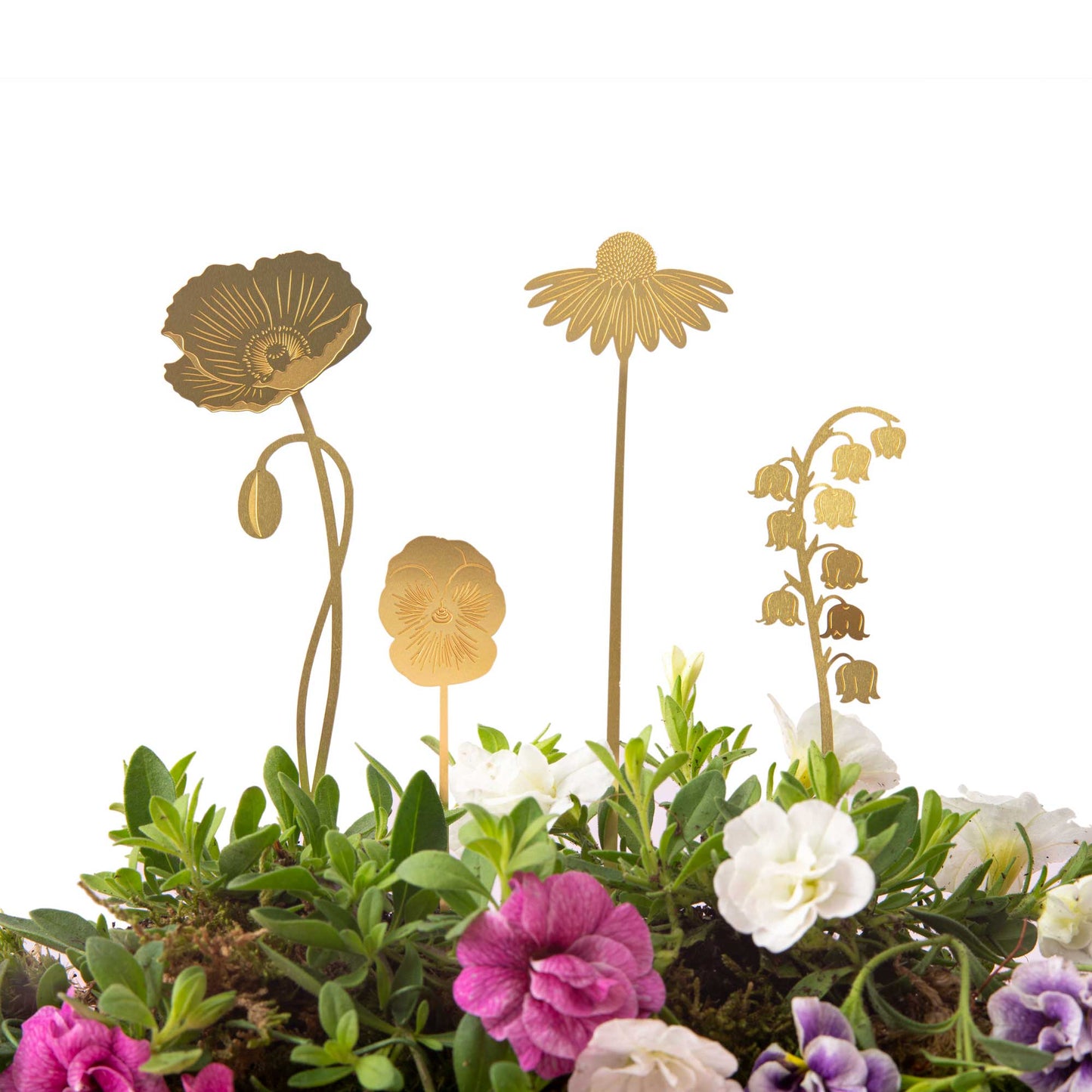 Brass Bloom Garden Decoration