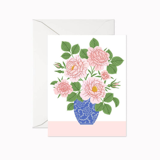 Garden Blooms Vase Card