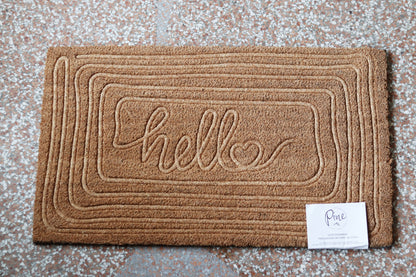 Hello Door Mat