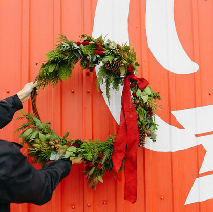 Winter Wreath Workshop at Oast House